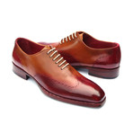 Goodyear Welted Wingtip Oxfords // Bordeaux + Camel (Euro: 40)