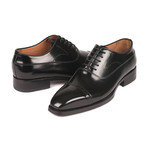 Goodyear Welted Cap Toe Oxfords // Black (Euro: 43)