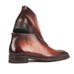 Burnished Ankle Boots // Brown (Euro: 44)