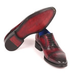 Burnished Goodyear Oxford Shoes // Bordeaux (Euro: 43)