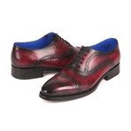 Burnished Goodyear Oxford Shoes // Bordeaux (Euro: 39)