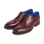 Burnished Goodyear Oxford Shoes // Bordeaux (Euro: 39)
