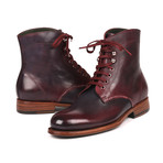 Leather Boots // Bordeaux + Navy (Euro: 40)