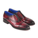 Burnished Goodyear Oxford Shoes // Bordeaux (Euro: 38)