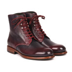 Leather Boots // Bordeaux + Navy (Euro: 45)