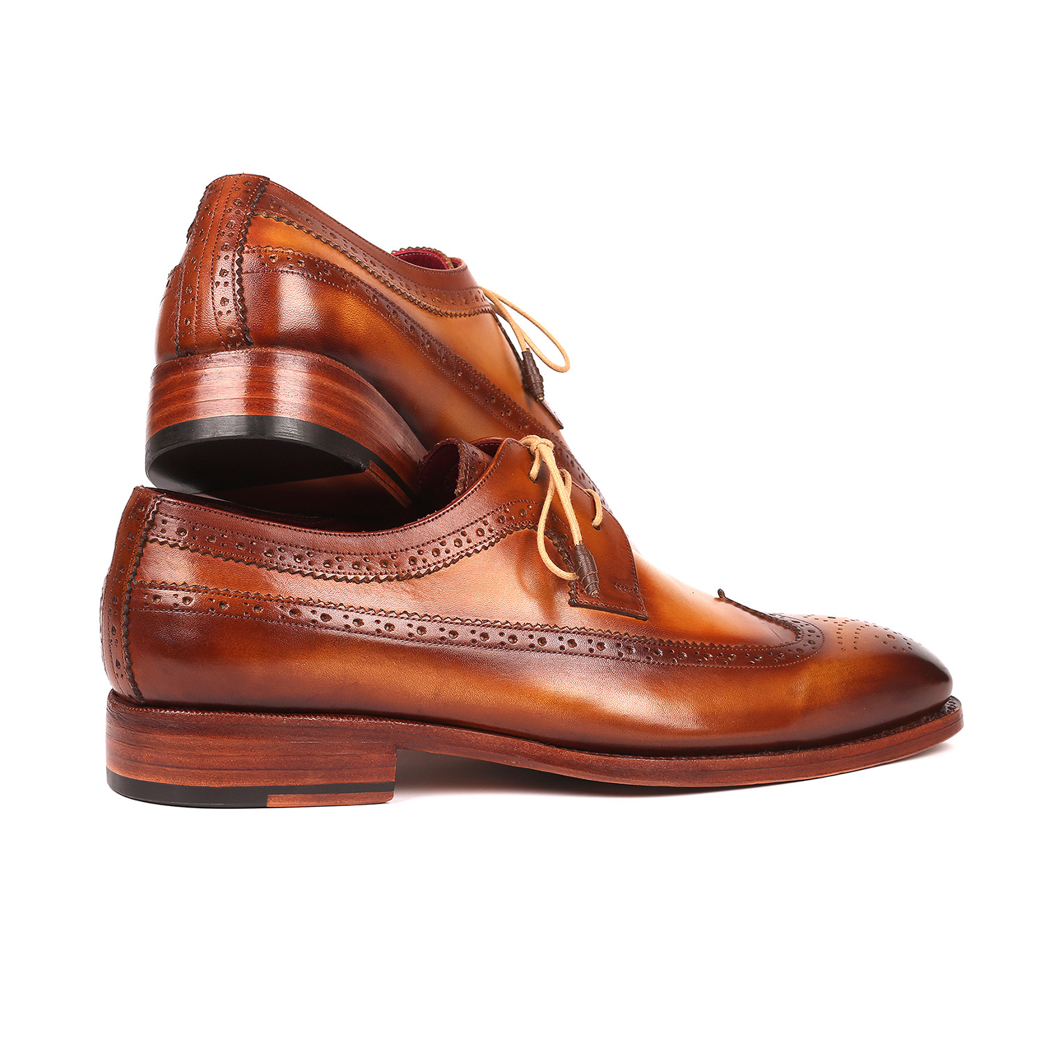 Goodyear Welted Wingtip Derby Shoes // Camel (Euro: 40) - Paul Parkman ...
