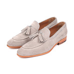 Tassel Suede Loafers // Gray (Euro: 45)