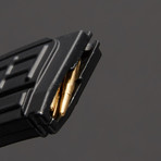 TSMG M1A1 1:3 Scale Diecast Metal Model Gun + Display Stand // Black + Brown