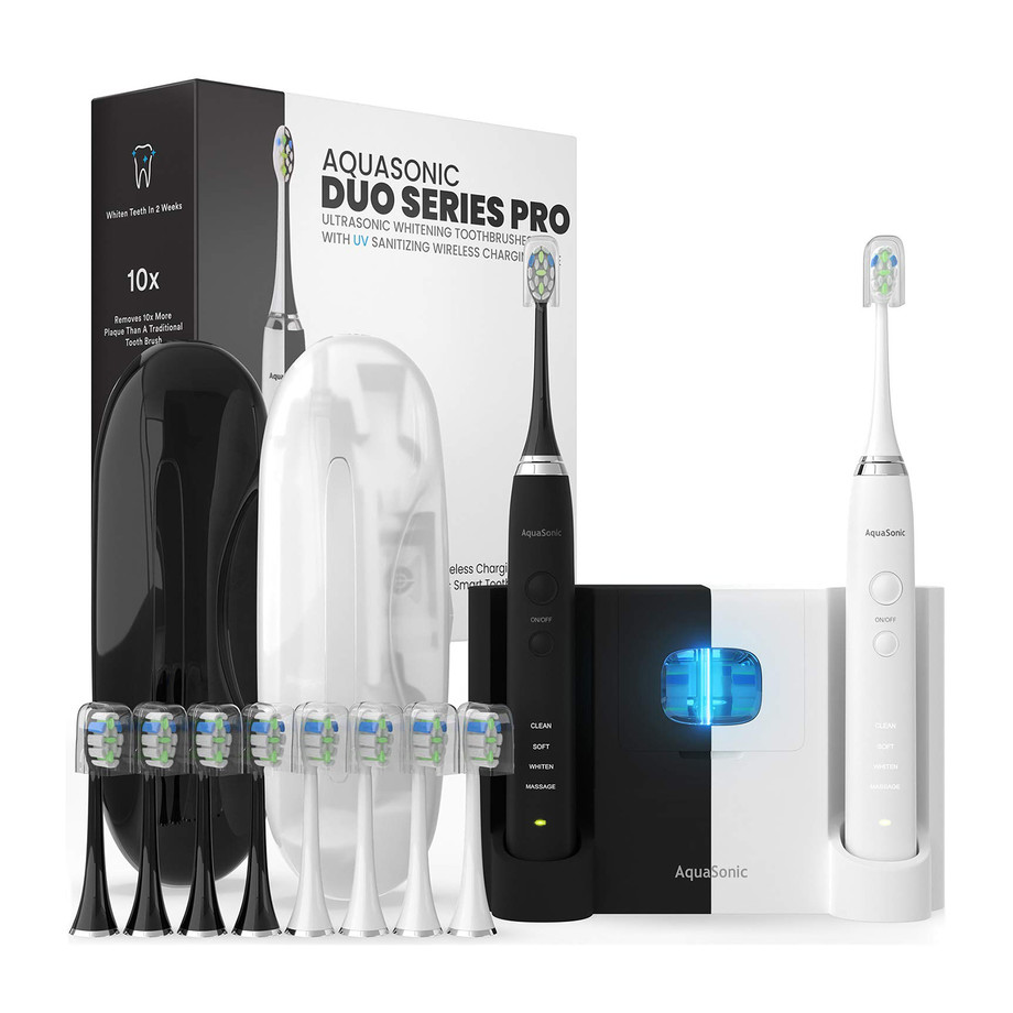 AquaSonic Ultrasonic Smart Toothbrushes Touch of Modern