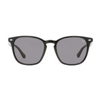 Puma // Unisex Square Sunglasses // Shiny Black