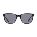 Puma // Unisex Gramercy Rectangular Sunglasses // Black + Crystal