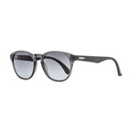 Puma // Unisex Oval Sunglasses // Transparent Gray + Black