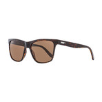 Puma // Unisex Hampton Rectangular Sunglasses // Havana