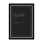 Hustle Typography I SILVER