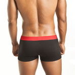 Trunk Boxer Shorts // 3-Pack // Black + White + Red (L)