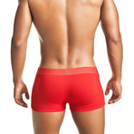 Trunk Boxer Shorts // 3-Pack // Black + White + Red (M)