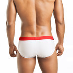 Brief // 3-Pack // Black + White + Red (S)
