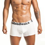 Fitted Boxer Short // White (XL)