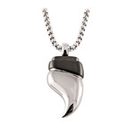 Shark Tooth Necklace // Black