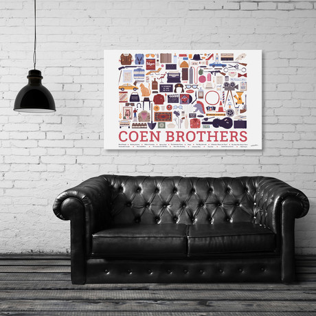 Coen Brothers (24"W x 16"H x 0.2"D)