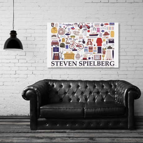 Steven Spielberg (24"W x 16"H x 0.2"D)