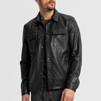 Squire Leather Jacket // Black (XL)