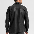 Squire Leather Jacket // Black (M)