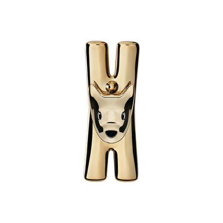 Giampo Dog Bag Clip + Magnet // Gold