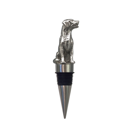 Menagerie Stainless Steel Wine Stoppers // Labrador