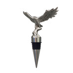 Menagerie Stainless Steel Wine Stoppers // Eagle