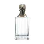 Menagerie Classic Crystal Whiskey Decanter // Lion