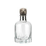 Menagerie Modern Crystal Whiskey Decanter // Lion
