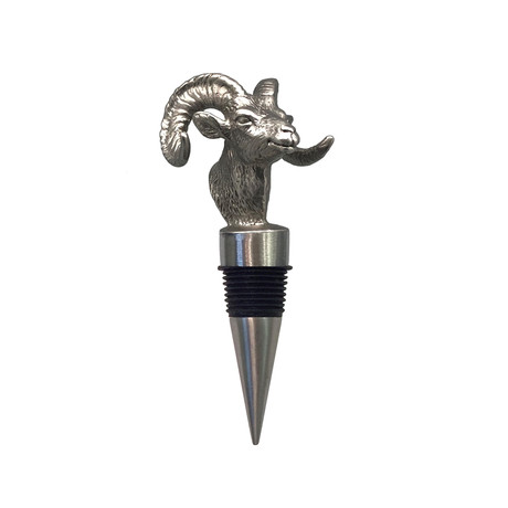 Menagerie Stainless Steel Wine Stoppers // Ram
