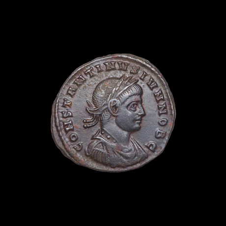 Extremely Fine Roman Coin of Constantine II // Struck 321 AD