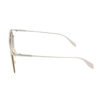 Women's Aviator Sunglasses // Shiny Endura Gold + Shiny Silver