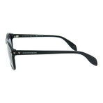 Men's Aviator Sunglasses // Black + Gray