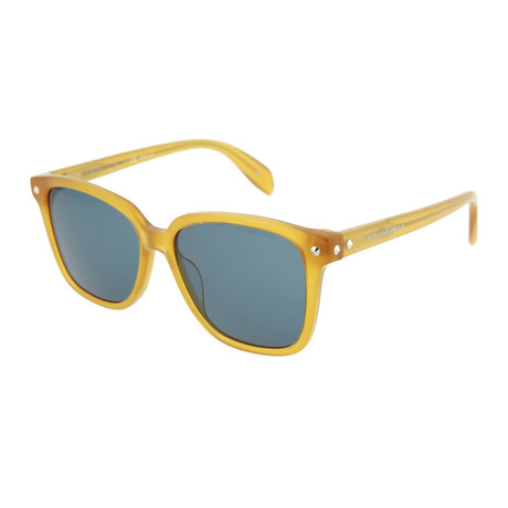Unisex Square Sunglasses // Yellow + Blue