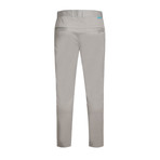 Cotton Stretch Slim-Fit Chinos // Gray (38WX32L)