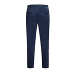 Cotton Stretch Slim-Fit Chinos // Navy (34WX32L)