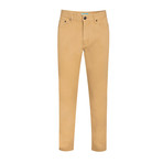 Twill Skinny Stretch Jeans // Khaki (36WX30L)