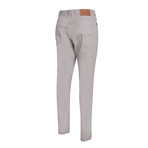 Twill Skinny Stretch Jeans // Gray (28WX30L)