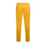 Cotton Stretch Slim-Fit Chinos // Canary (40WX32L)