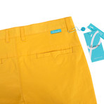 Cotton Stretch Slim-Fit Chinos // Canary (36WX32L)