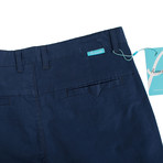 Cotton Stretch Slim-Fit Chinos // Navy (36WX30L)