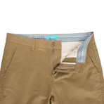 Cotton Stretch Slim-Fit Chinos // Cappuccino (34WX30L)