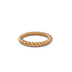 Ohitli Twined Ring // 22K Gold Plated (Size 5)