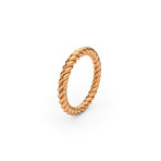 Ohitli Twined Ring // 22K Gold Plated (Size 6)