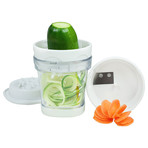 2-Blade Handheld Turning Vegetable Slicer + Spiralizer