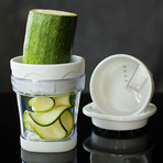 2-Blade Handheld Turning Vegetable Slicer + Spiralizer