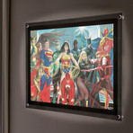 Justice League // Kingdom Come #2 // Mightyprint™ Wall Art // Backlit LED Frame